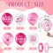 50 Pcs 12inch Happy Mother's Day Balloons Party Decorations Supplies, I Love You Best Mom Ever Thanks Giving Party Latex Balloons for Mother's Day Party Mother Birthday Party Favors